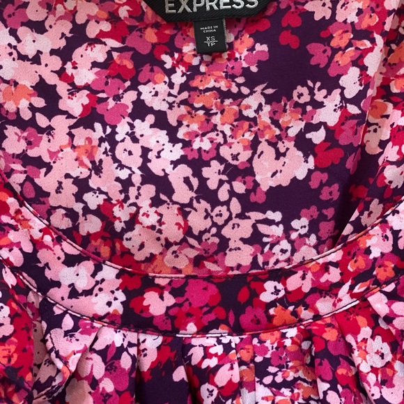Express Floral Dress Size XS - Picture 2 of 2
